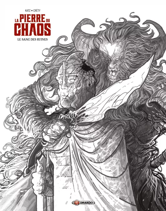 Collection DRAKOO, série La Pierre du chaos, BD La Pierre du Chaos - vol. 01/3 - édition noir et blanc