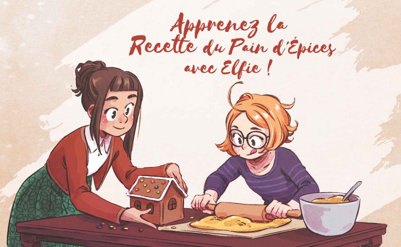 Apprenez la recette du pain d'épicdes avec Elfie